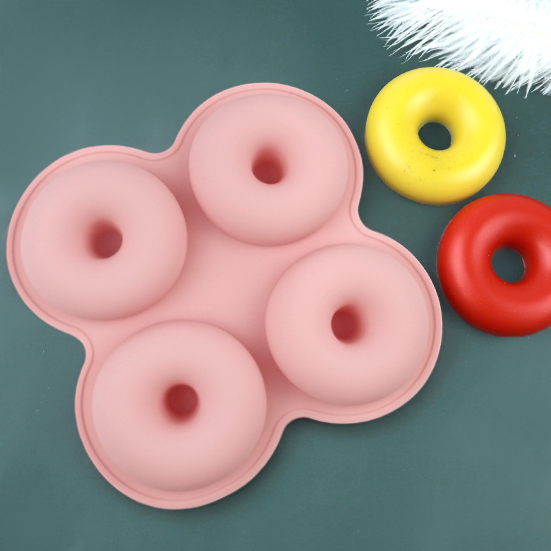 cute silicone acrylic donut