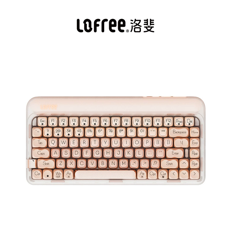 LOFREE Luo Fei new liquid foundation liquid wireless mechanical keyboard Bluetooth three -mode heat plugging girl office computer 84