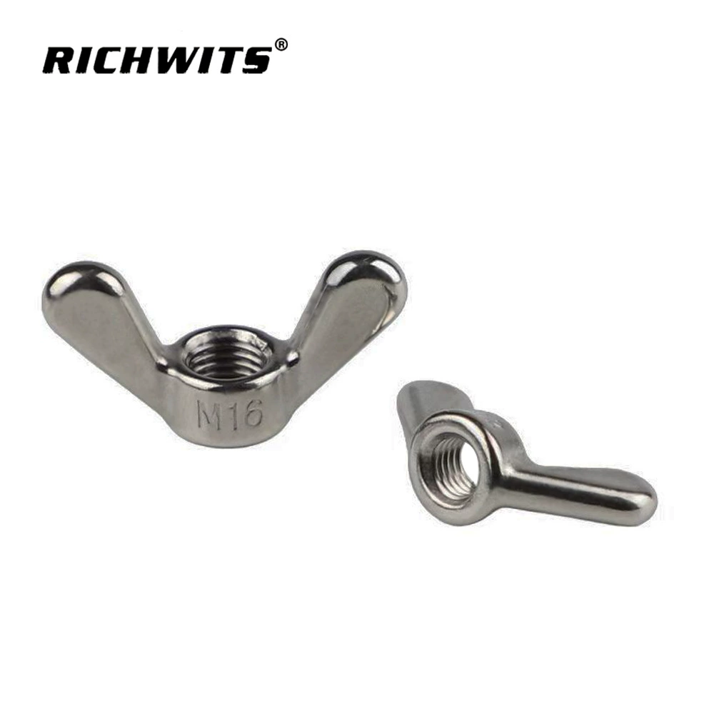 Нержавеющая сталь 304 316 бабочка гайка слиток гайка ручная гайка