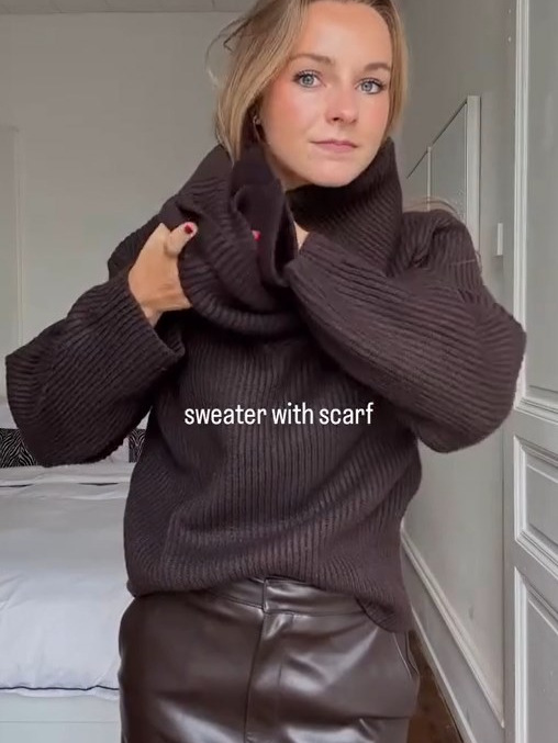 Shot-real - bufandas de cinta sólida, suéter de manga larga, camisa casual, blusa suelta, 2025 nuevo estilo europeo y americano transfronterizo