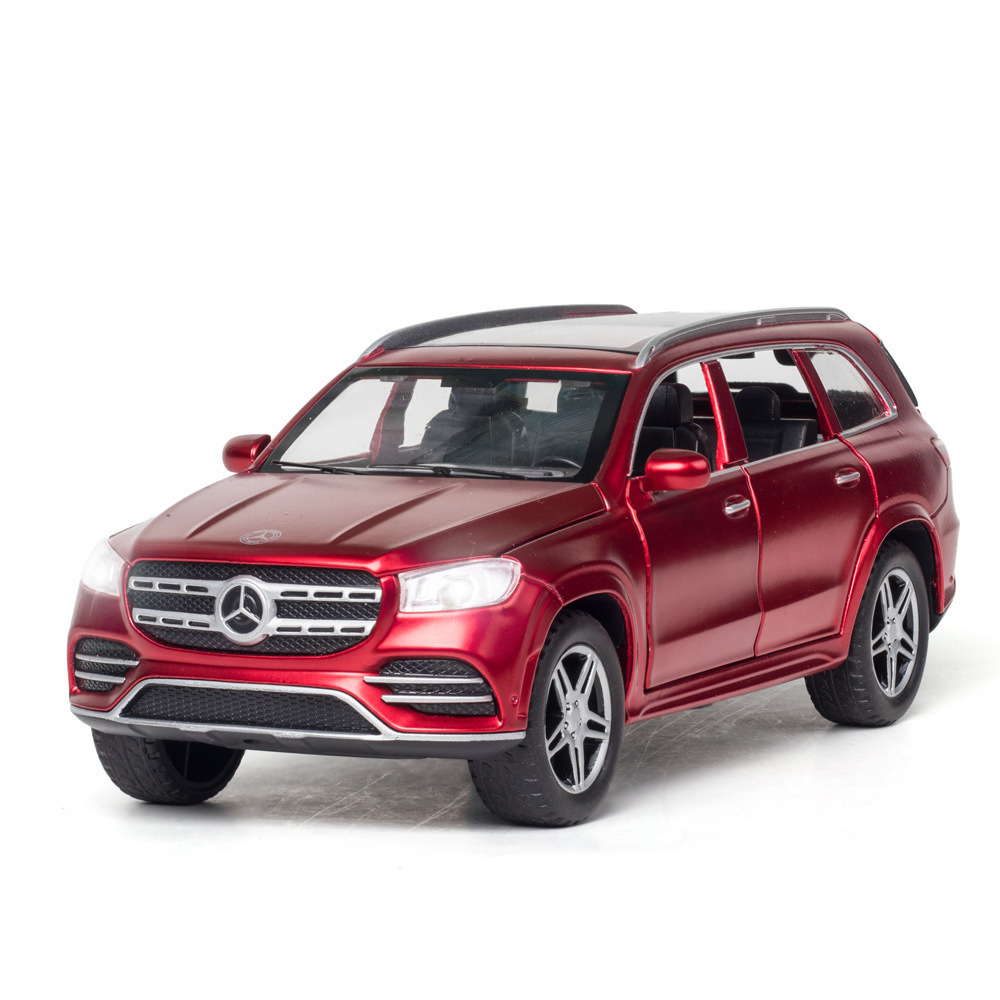 Modelo de coche de aleación de simulación Chimei 1:32 Big Ben GLS580 Tire hacia atrás vehículo todoterreno con sonido y luz modelo de música de coche de juguete