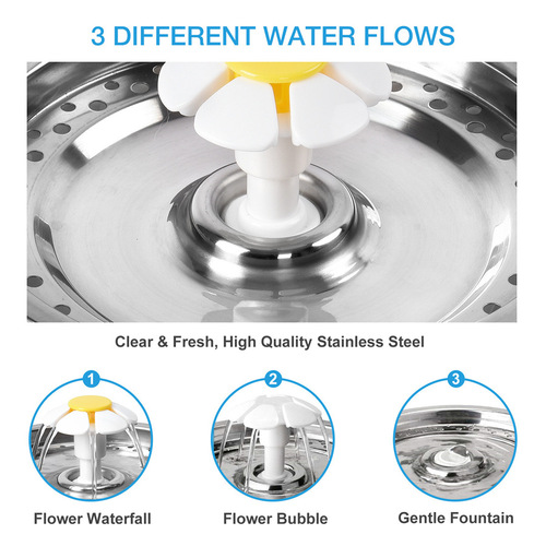 Cross-border Amazon small pet drinking fountain cat waterer dog smart drinking machine direct manufacturer sales