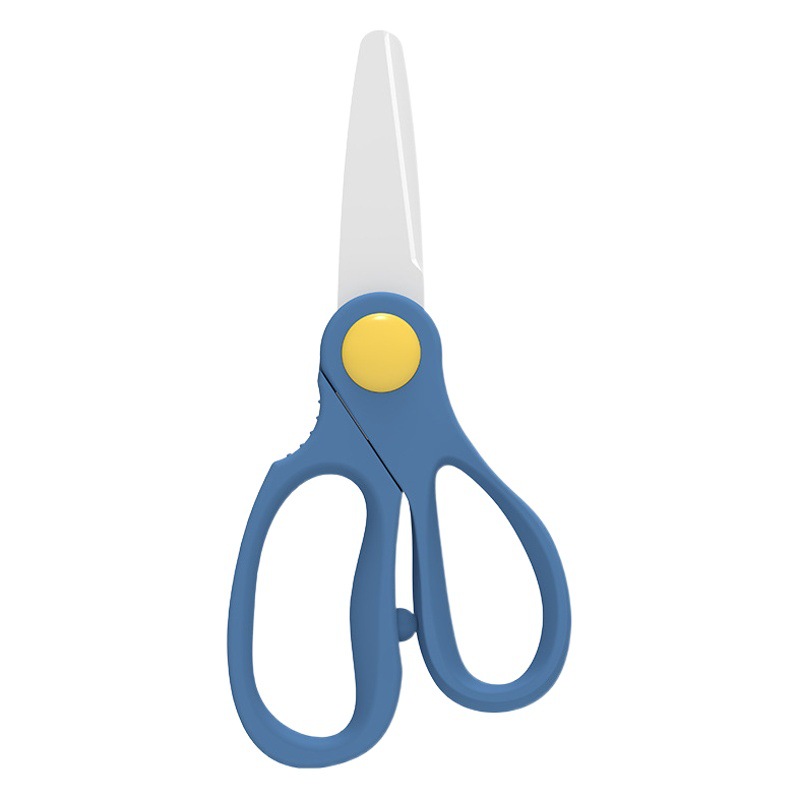 Bebé tijeras de cerámica portátil bebé suplemento de alimentos tijeras extraíbles Limpieza de alimentos tijeras con caja de suplemento de alimentos clip