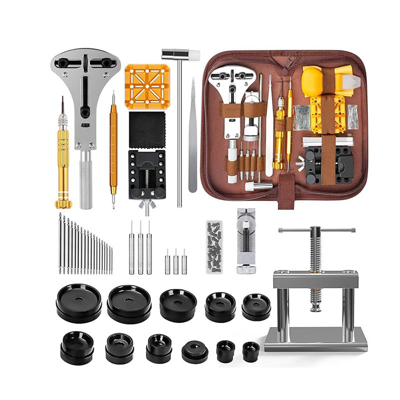 Watch Case Opener Tool Set, Watch Repair Kit, Watch Battery Replacement, Watch Strap Replacement Tool