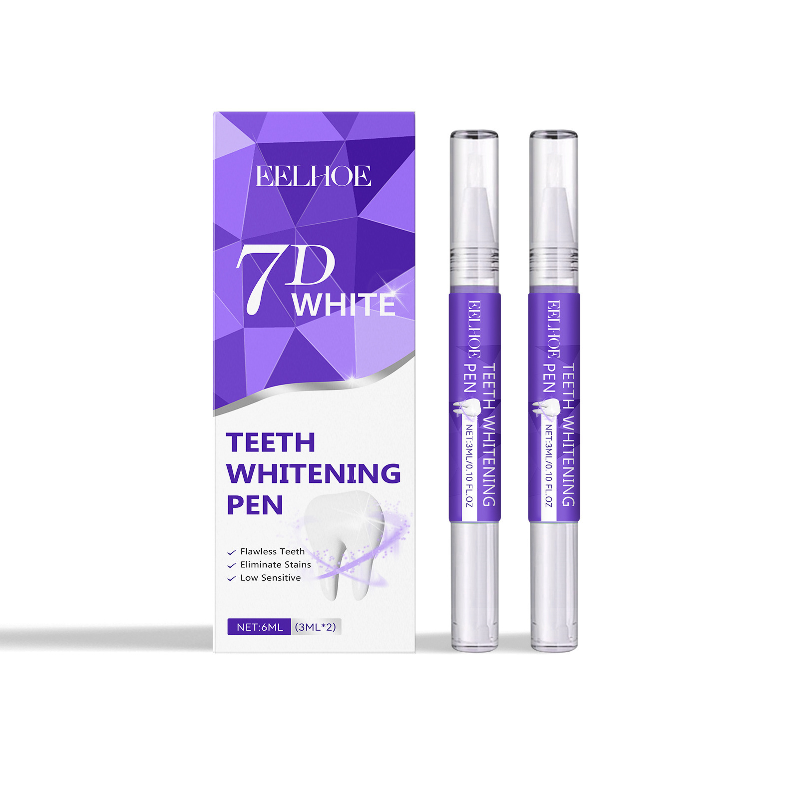 Cross-Border EELHOE Teeth Whitening Pen Teeth Stain Remover Dental Cleaning Care Oral Hygiene Fresh Breath Stain Wholesale