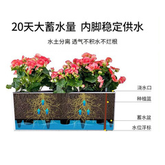 陽台花盆長方形長條花槽種菜盆欄杆懸掛花箱露台種花種植箱自薑茶