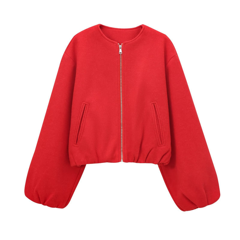 2025 春と秋のファッション多用途の新しいソフト ボンバー ジャケット クロスボーダー Amazon 婦人服|undefined