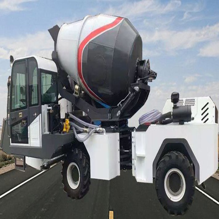 运输混凝土搅拌车 农村建房制自上料小型搅拌车 1.2方2方搅拌车