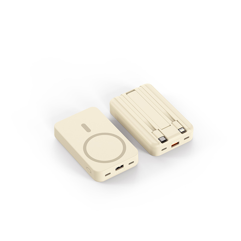 ケーブル付き Magsafe 磁気ワイヤレスパワーバンク 10000 mAh 22.5W 高速充電モバイル電源 k790|undefined