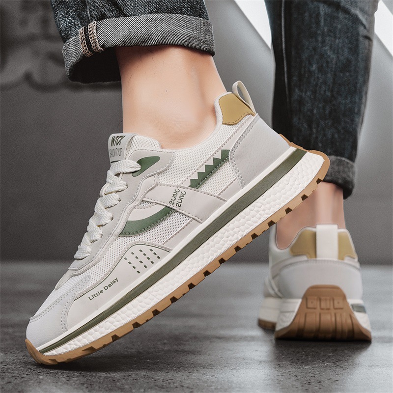 Forrest Gump zapatos para hombre 2025 nuevos zapatos deportivos transpirables de malla para hombre de verano