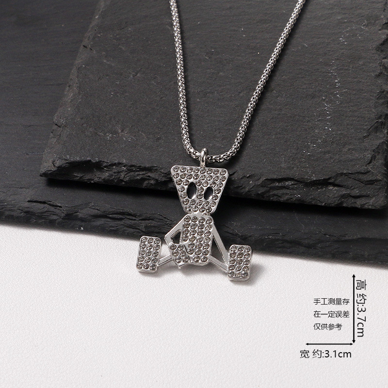 풀다이아몬드 인형/티타늄 스틸 체인 70cm