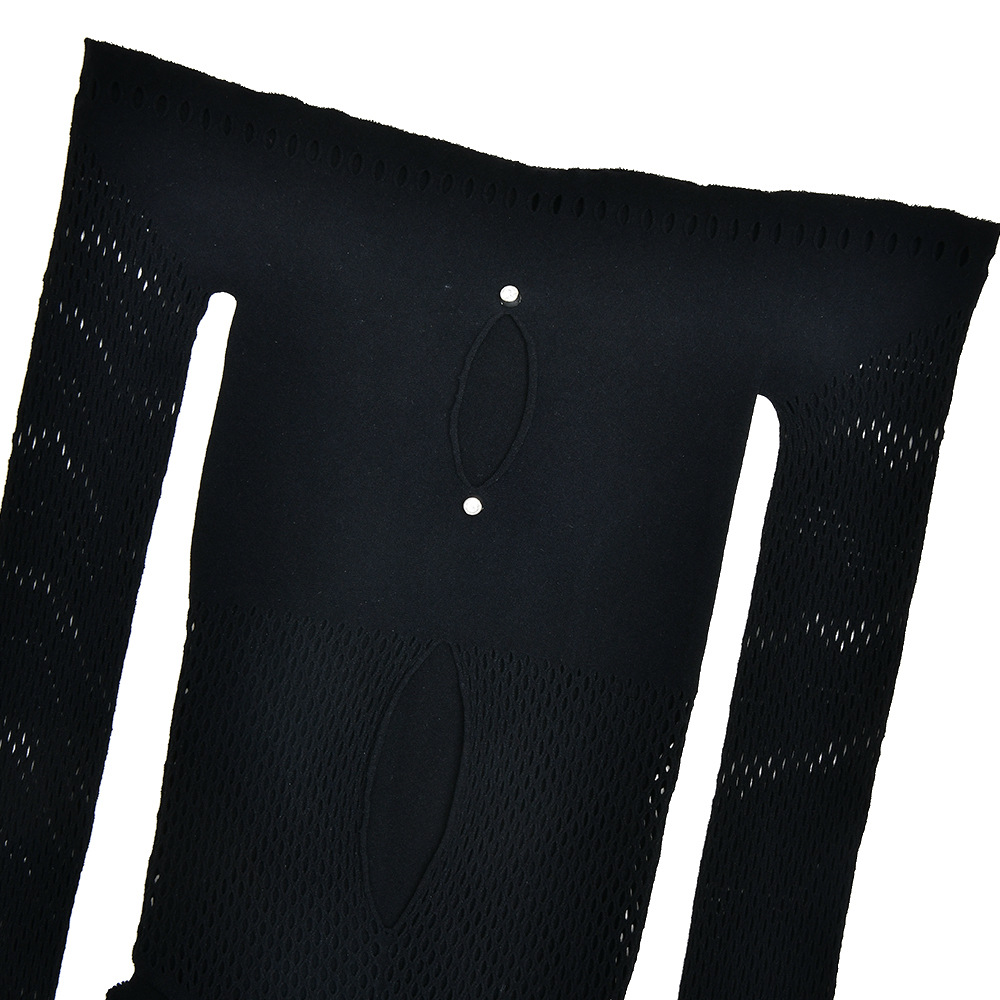 Sexy Women Tights Slim Hollow Out Cutout off Shoulder Long Sleeve Jumpsuit