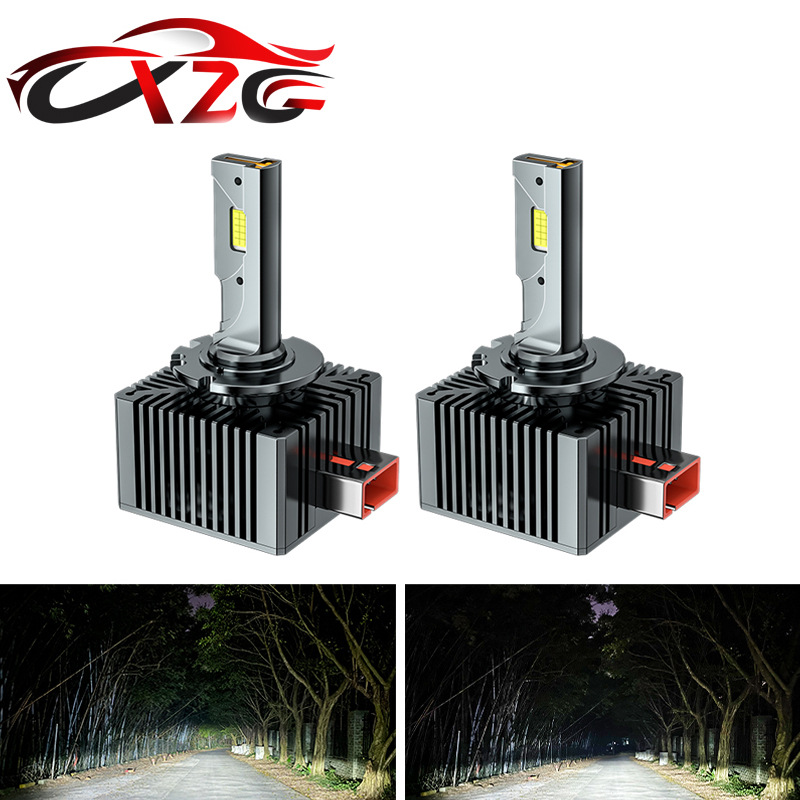 (2개) 새로운 D 시리즈 D1S LED 자동차 헤드 라이트 D3S D2S D4S 디코딩 통합 LED 자동차 조명 조명