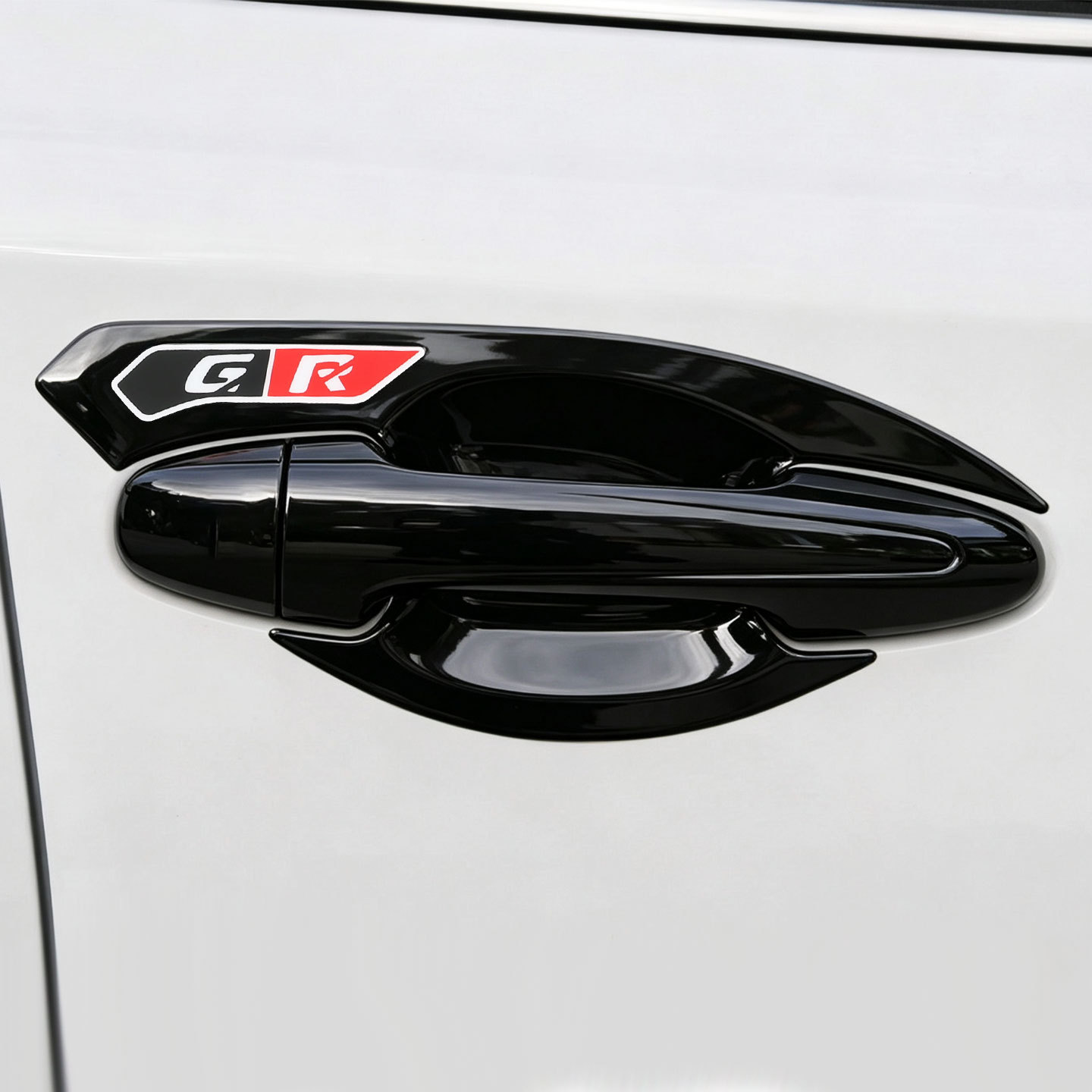 Suitable for 16-26 Models of Toyota Hilux Door Handle Protection Stickers, Door Handle Decoration, Anti-Scratch