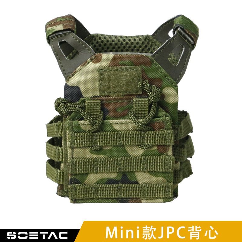 Mini chaleco chaleco de pony mini botella de cerveza cubierta táctica mini molle bebida ajustable