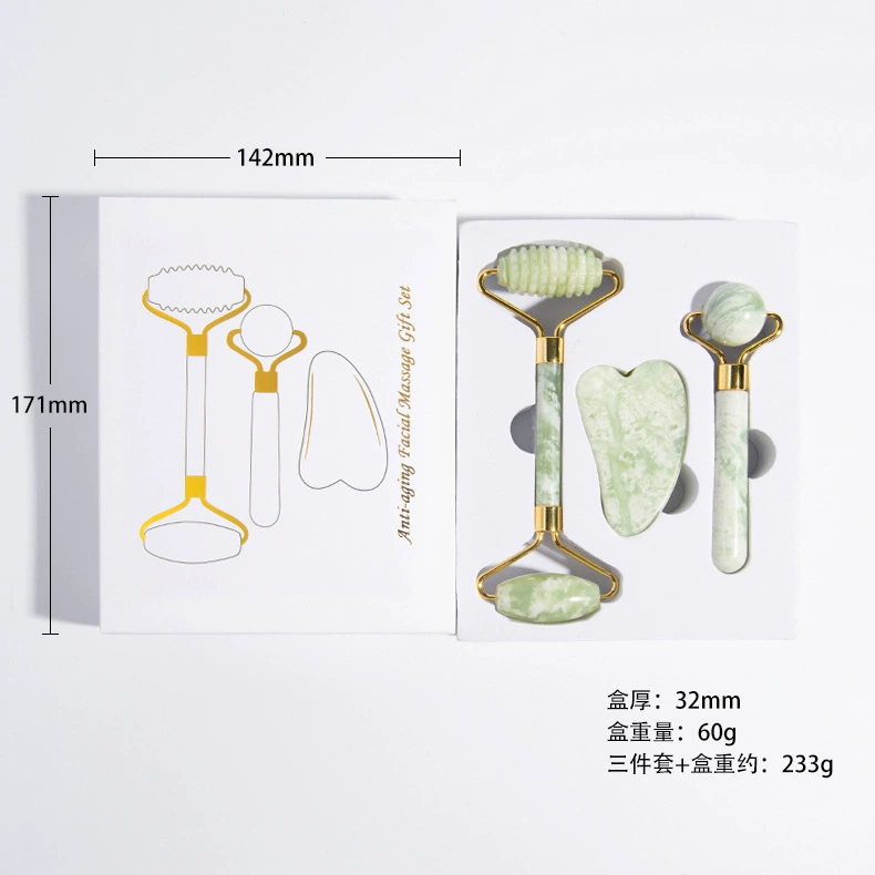 (Кросс-бондер торговля), косметический массажер из Jade, набор для лица