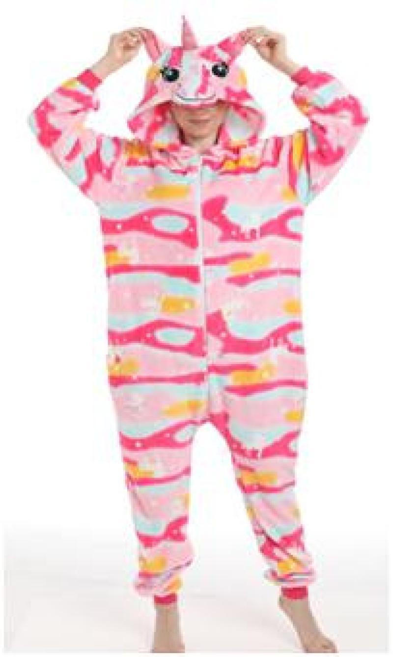 Pijamas transfronterizos al por mayor de fábrica Labubu pijamas femeninos de una sola pieza de dibujos animados pijamas de animales de franela Capibala