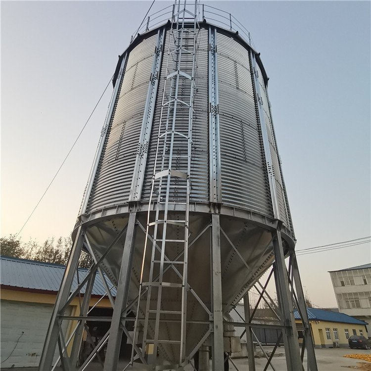 大型装配式钢板仓物料存储上门指导安装售后有保障粮食储备粮仓