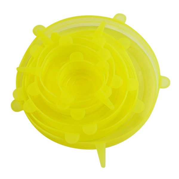 Yellow silicone set, 6 pieces