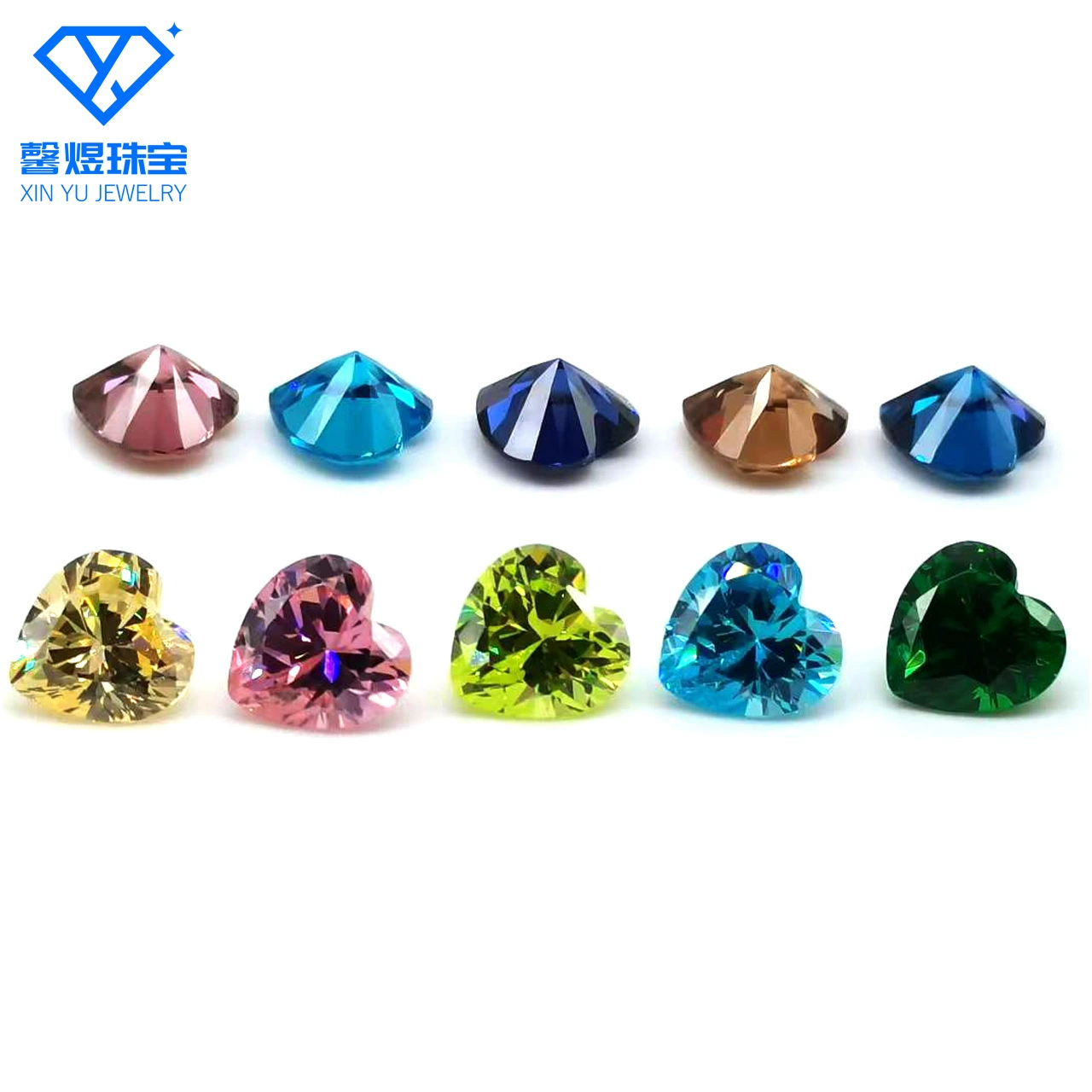 Яблоко, сердце из циркона, gemstone, оптовая продажа