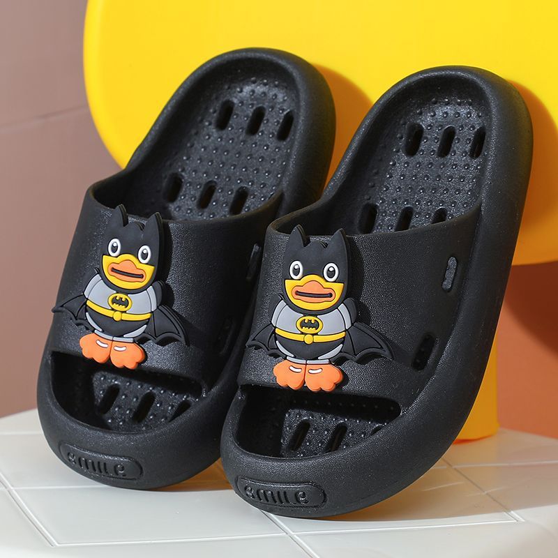 Children's Slippers Bath Bathroom Slippers Summer Boys and Girls Non-Slip Hollow Leakage Non-Stinky Feet Indoor Household Soft Bottom