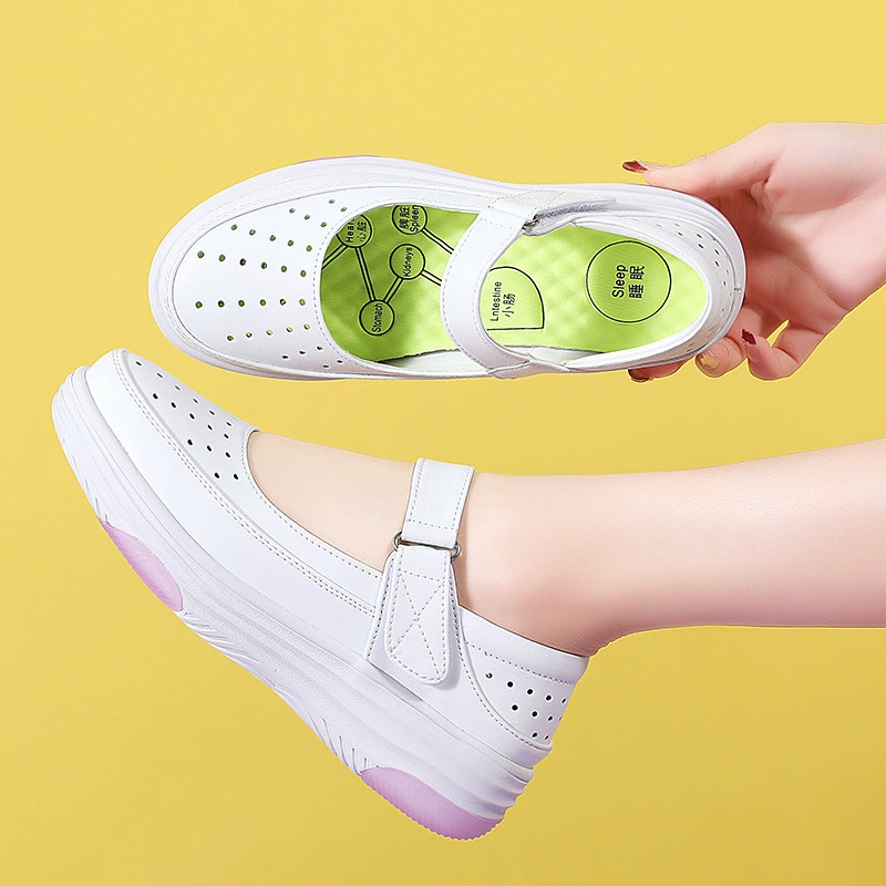 Трансграничная 2024 новая летняя обувь для медсестер женская мягкая подошва дышащая