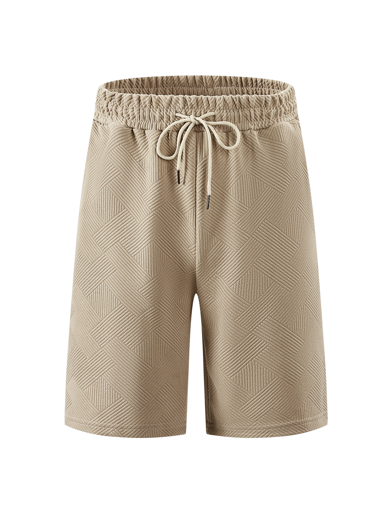 Transfronterizo Amazon hombre Jacquard de verano delgado pantalones cortos casuales sueltos respirables pulsadas pantalones deportivos americanos