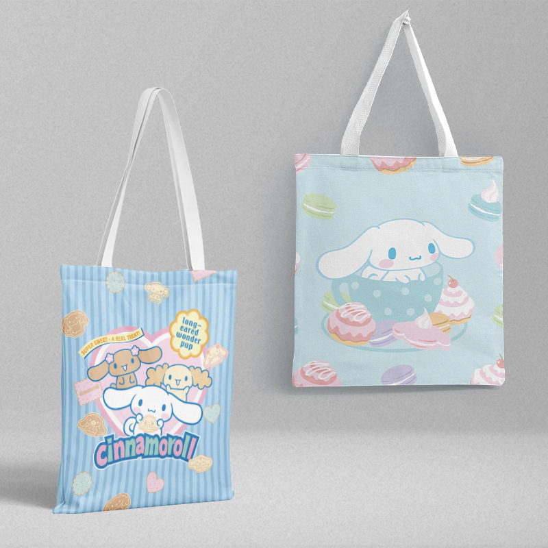 Bolsa de lona Sanli Gull pequeña fresca y simple estilo ins versión coreana hermosa bolsa de hombro bolsa de compras portátil al por mayor