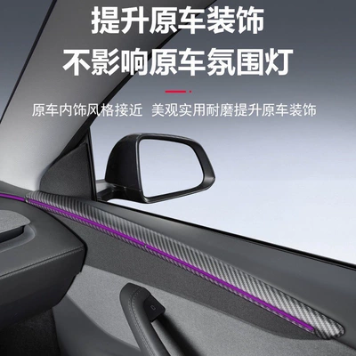 Model Y/Yl Door Trim Strip | Şüşə kənarı xromları/moldingləri