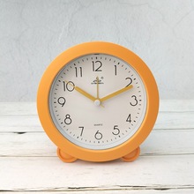 简约风欧风格学生儿童可爱时钟卧室静音床头小闹钟扫秒方310圆311