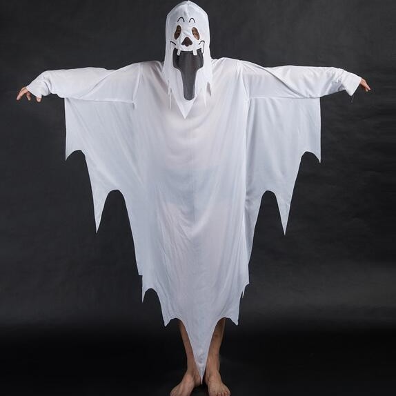 Halloween costume ghost costume demon costume clothes horror white…