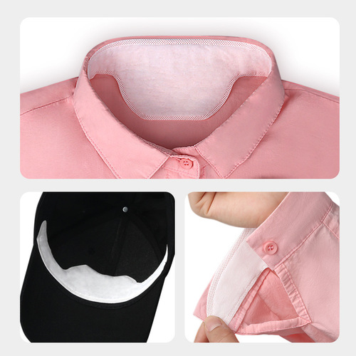 Hot selling collar sweat-absorbent patch for men and women, widened shirt collar, breathable, anti-dirty, anti-sweat, invisible fake collar anti-perspirant patch
