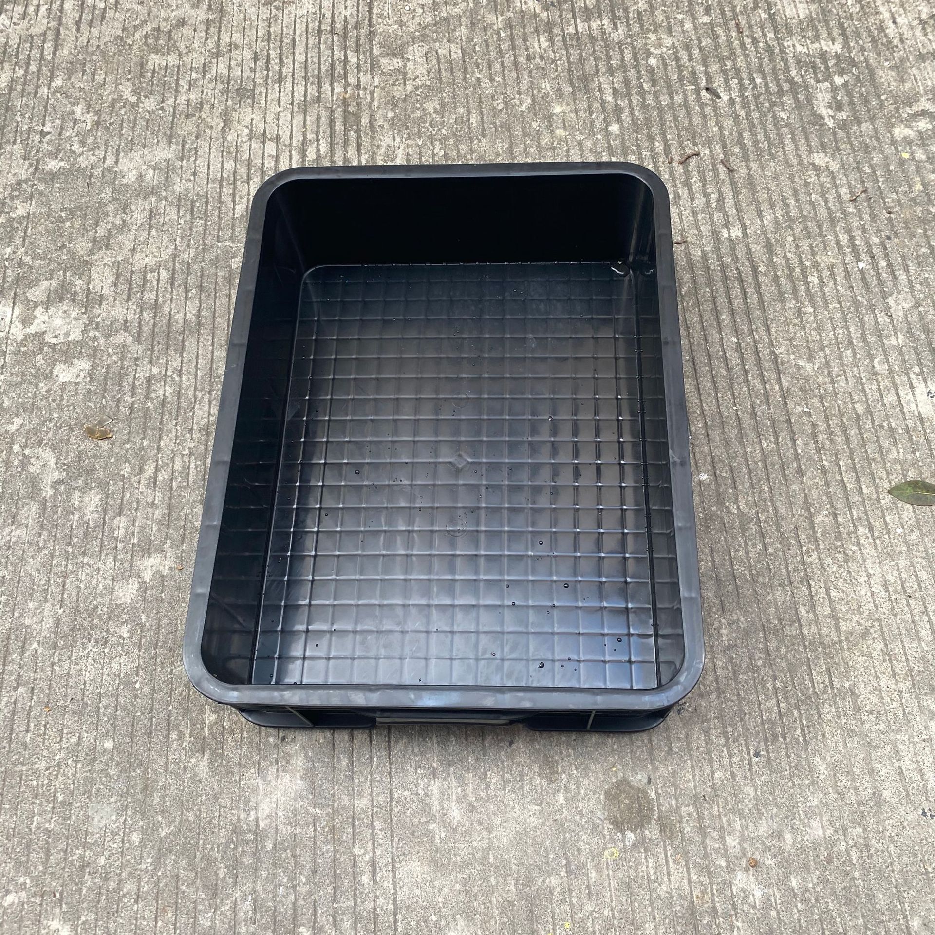 工厂周转箱 ESD导电箱SMT电子塑料框560*430*145防静电塑胶黑色箱