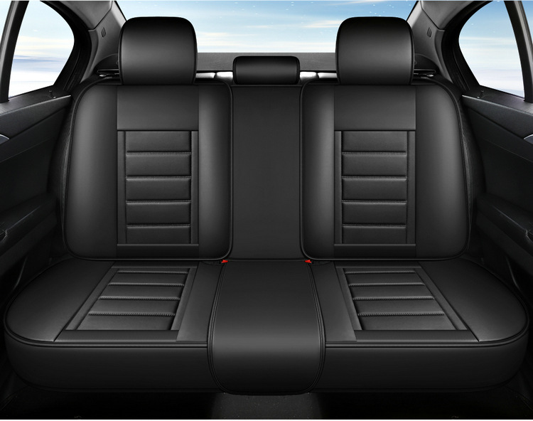 Cross-border New Full Leather Car Cushion Four Seasons Universal Seat Cover Full Surrounding Seat Cover Comfortable Seat Cushion for Trolley