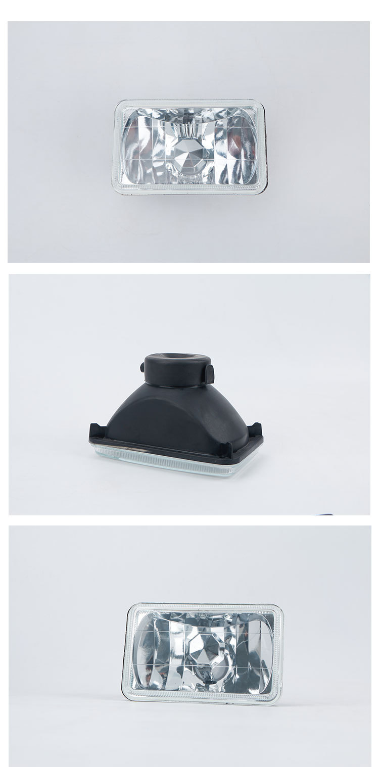 4652 Square Lamp 4*6inch Semi-Enclosed Wick Adapted to H4 High and Low Beam Headlight Classic Car Modified Headlight