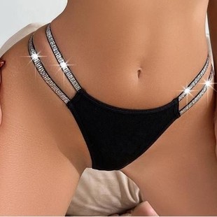 Cross-border sexy underwear pure sexy low waist 200kg sexy underwear pure insert yin t-pants le yin