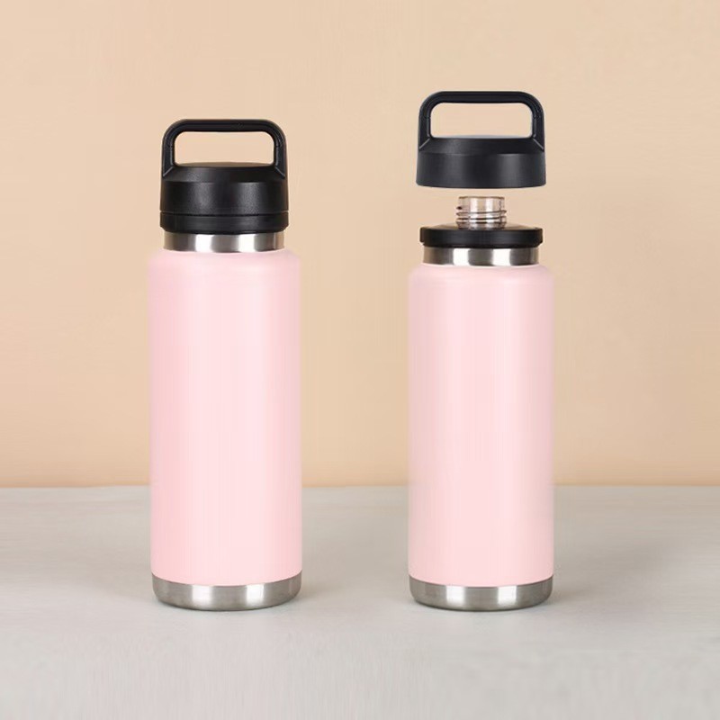 Transfronterizos de alta capacidad de viaje de 1100ml hervidor de agua 304 acero inoxidable doble taza de vacío hervidor de agua portátil al aire libre