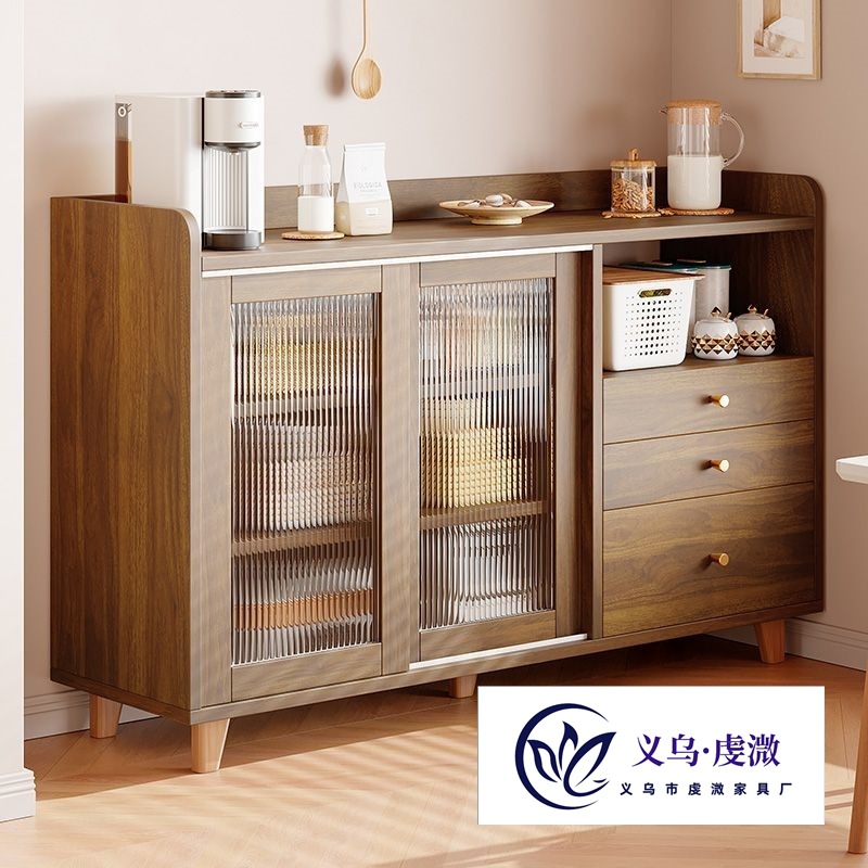 Home Dining Sideboard Storage Rack Living Room Tea Cabinet Modern Simple Meal Preparation Storage Cabinet Wall Kitchen Storage Cabinet