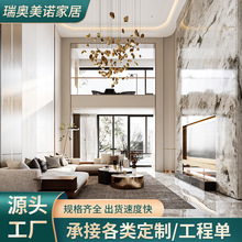 全屋定制法式衣柜酒柜别墅实木鞋柜民宿工程板式家具送装一体