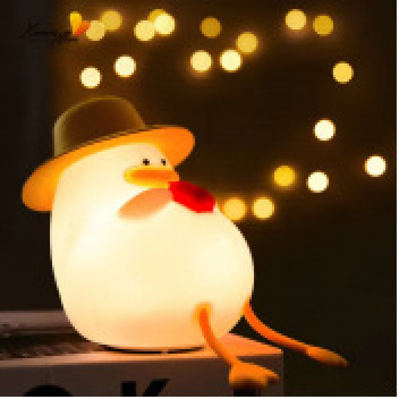 Lámpara de disparo de labubu lámpara de noche de silicona caliente de celebridades de Internet