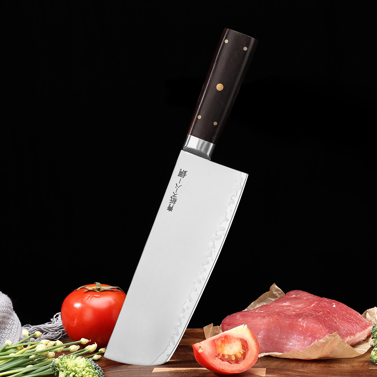 Damascus Vg10 Forged Kitchen Knife Household Knife Slicing Knife Kitchen Meat Cutting Sharp Small Kitchen Knife