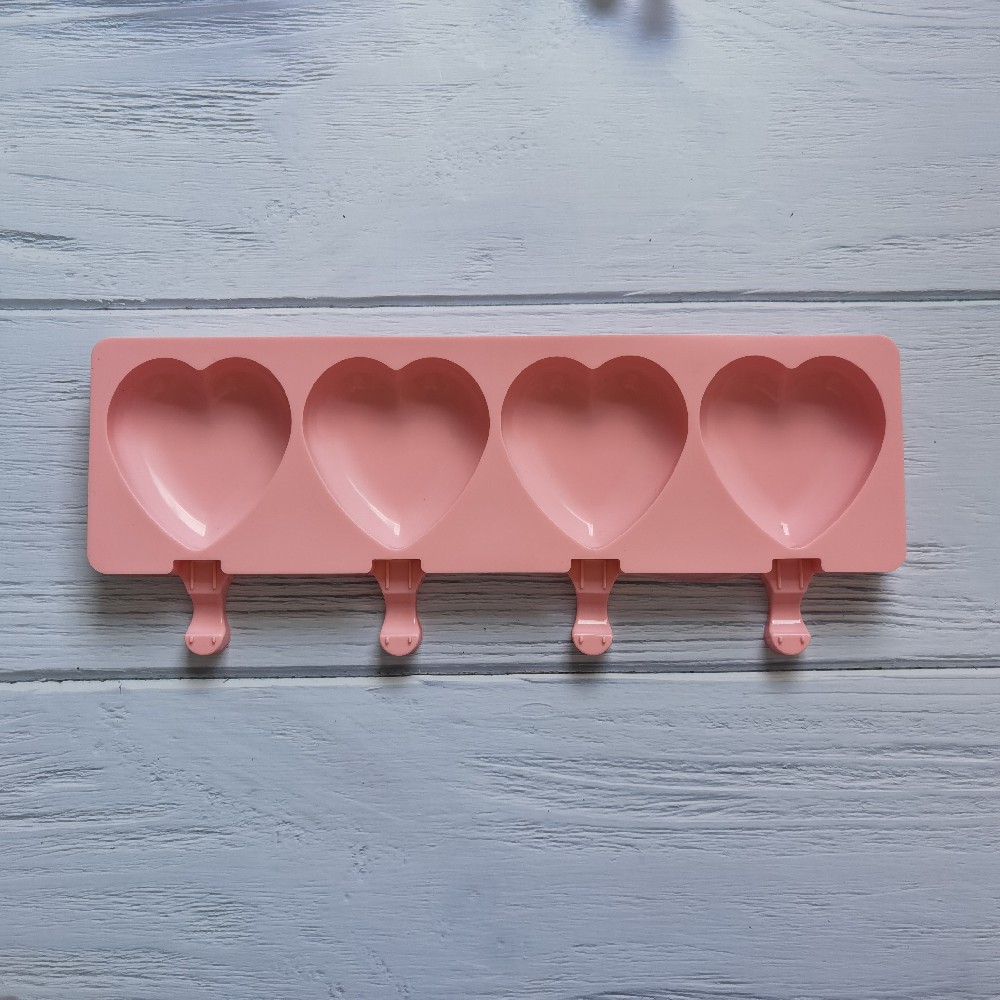 4 compañías de gran amor helado 486 helado de silicona molde de hielo para hacer hielo para suministros de fiesta de verano