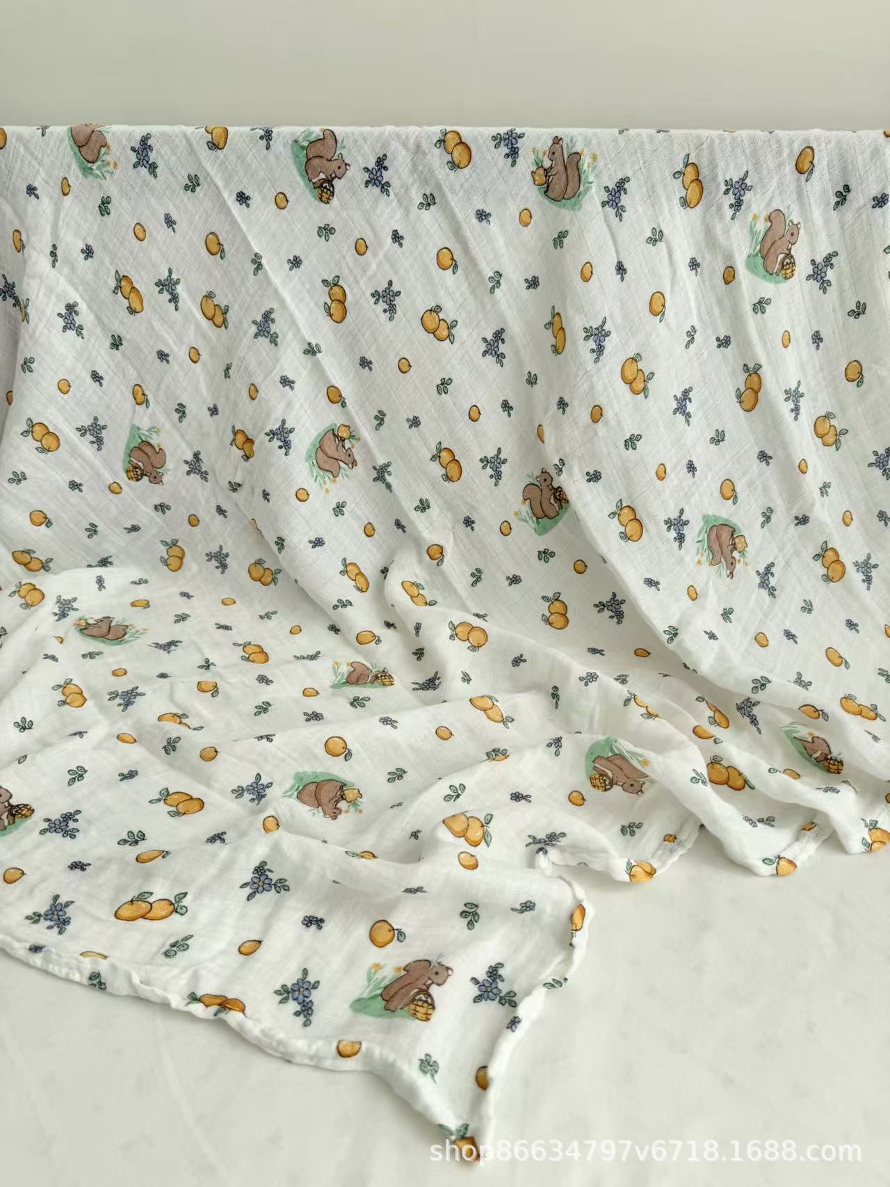 더블 레이어 110 x 150 - 다람쥐 오렌지