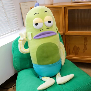 New ugly fish plush pillow, funny silly fish stuffed toy, wholesale pillow doll decoration