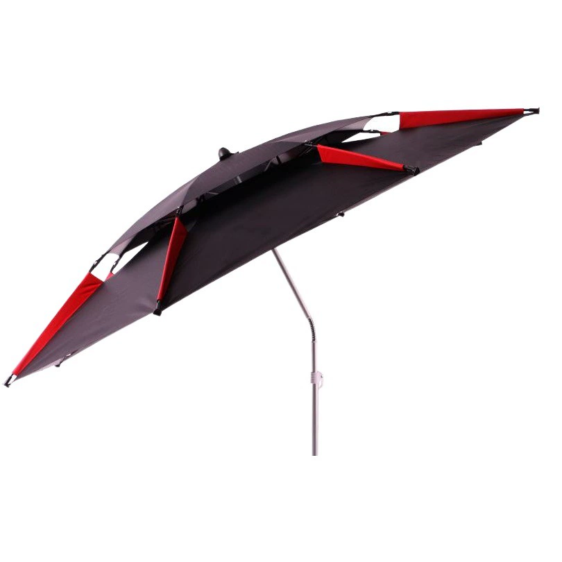 Рыболовный зонт, универсальный непромокаемый утолщенный виниловый зонт для рыбалки, складной непромокаемый 2.6m большой рыболовный зонт, защита от солнца, черный зонт