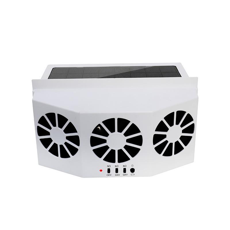 New summer solar car cooling artifact car exhaust fan air circulation smoke exhaust fan car ventilation fan