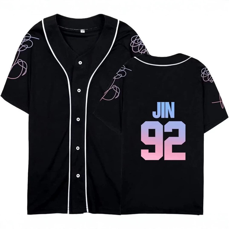 26 BTS members' same style basketball vests, summer sports quick-dry baseball jerseys for BTS fans
