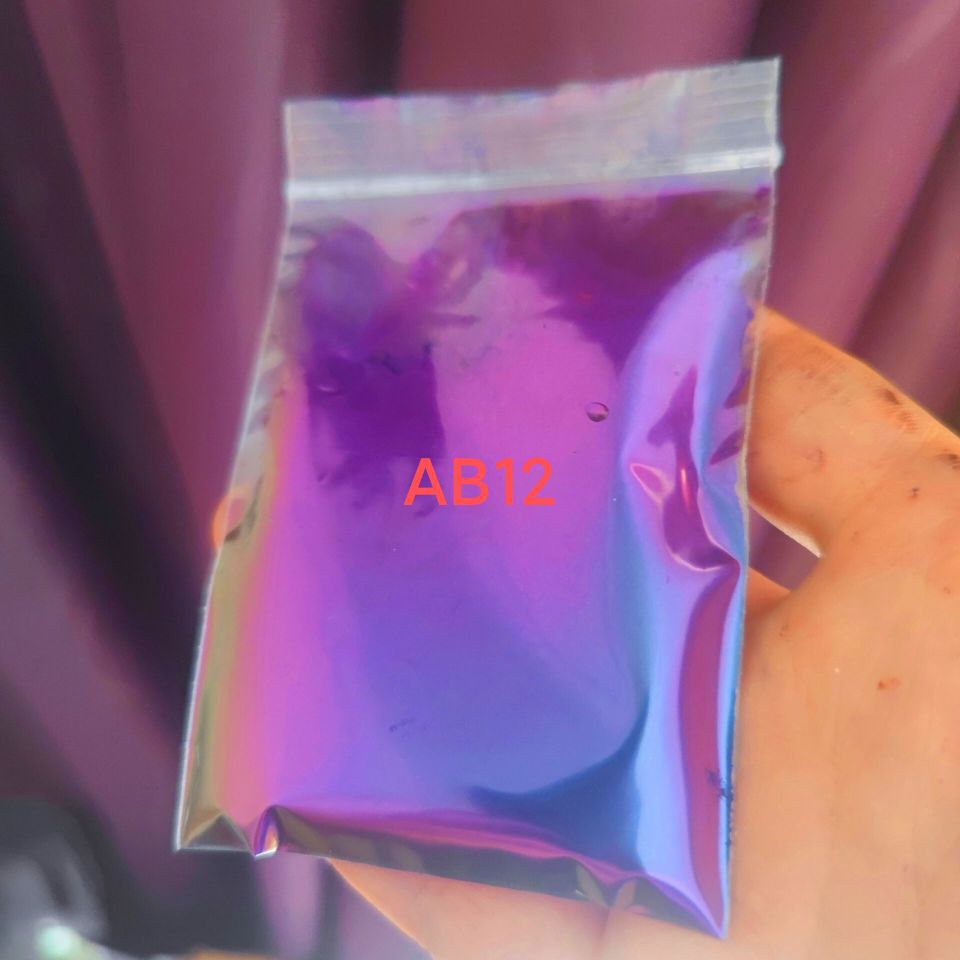 批发品800目高亮DIY水彩滴胶火漆蜡变色龙粉1g