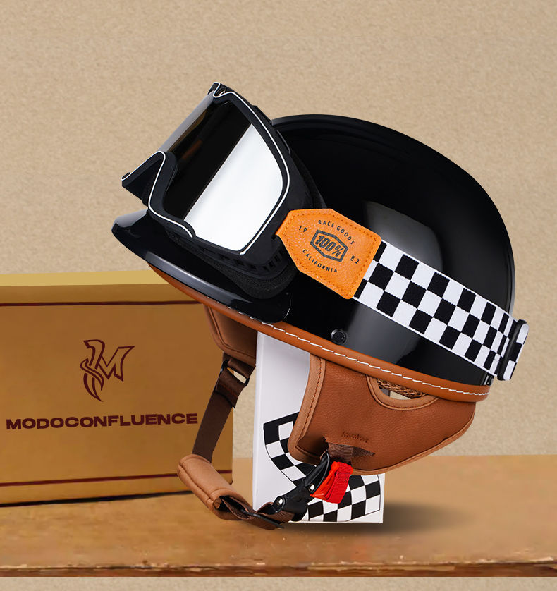 3C Certified Electric Vehicle Helmet for Women, Autumn and Winter Men's Motorcycle Helmet, New National Standard Four-Season Universal Battery Vehicle Half Helmet