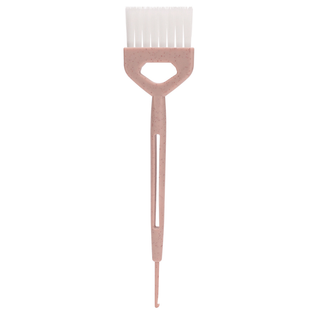 Set de herramientas de teñido de cabello de paja de trigo, cuenco de teñido de cabello doméstico, cepillo de teñido de cabello blando, agitador de cabello, peine de aceite, artefacto de teñido de cabello
